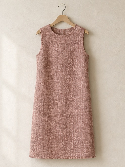 Đầm suông tweed Hà Thành